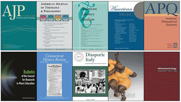University of Illinois Press journal collage