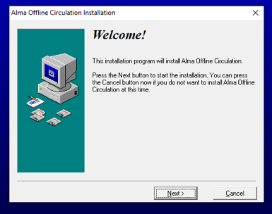Screenshot of installation wizard