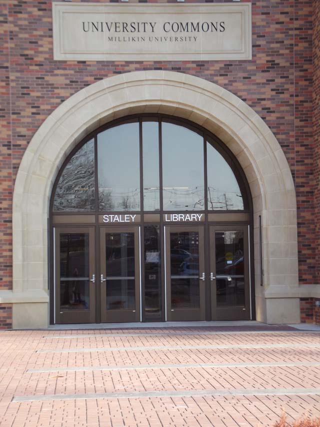 University Commons Library Entrance