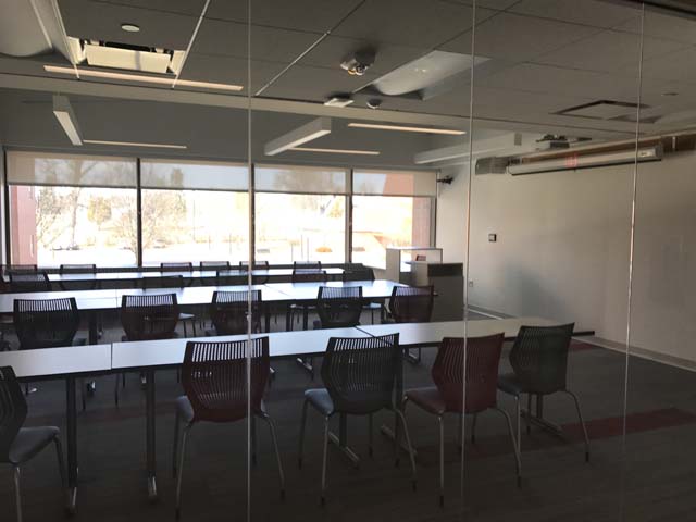 University Commons Staley Library Instruction Classroom