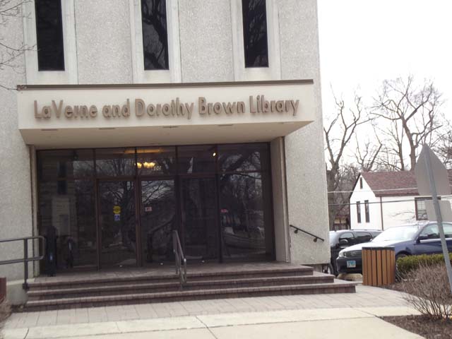 Library Building Entrance