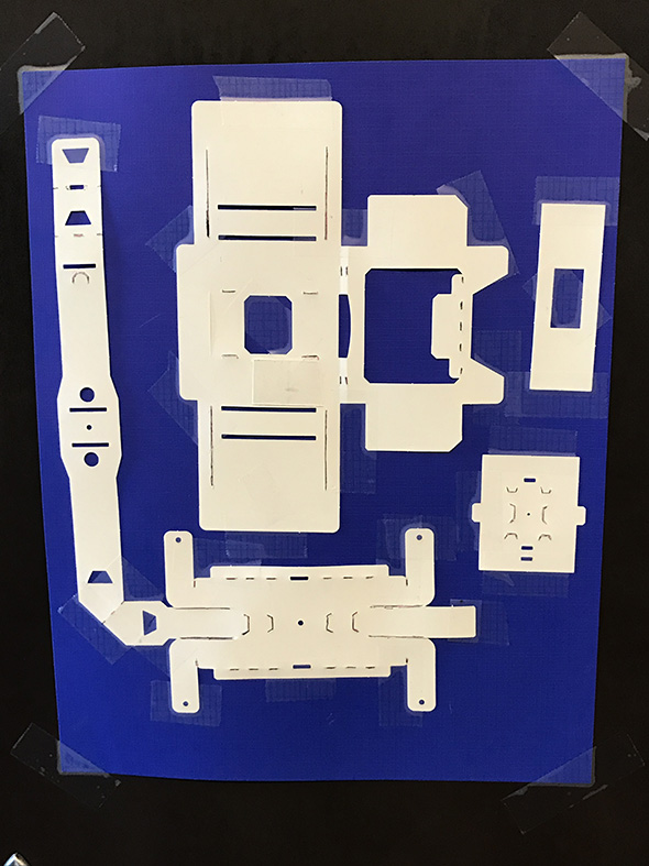 Printed Paper Microscope